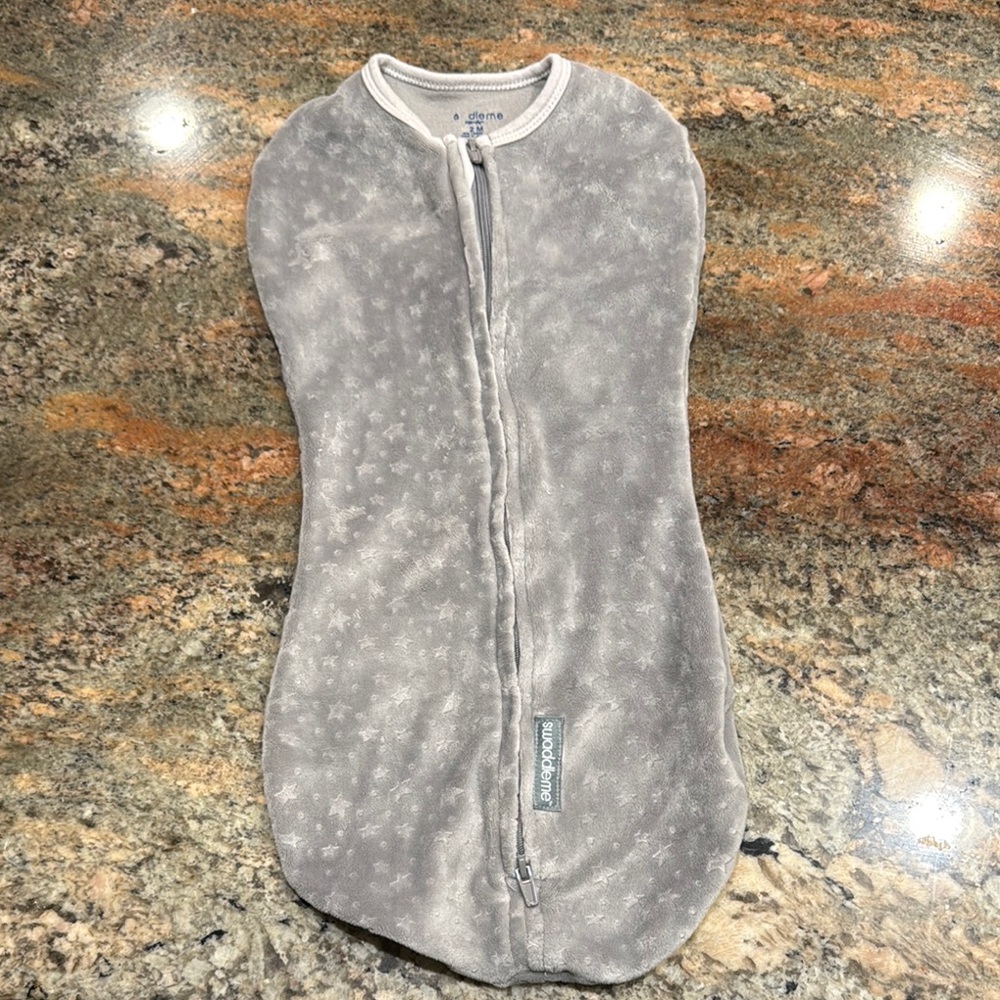 Gray SwaddleMe Baby Swaddle
